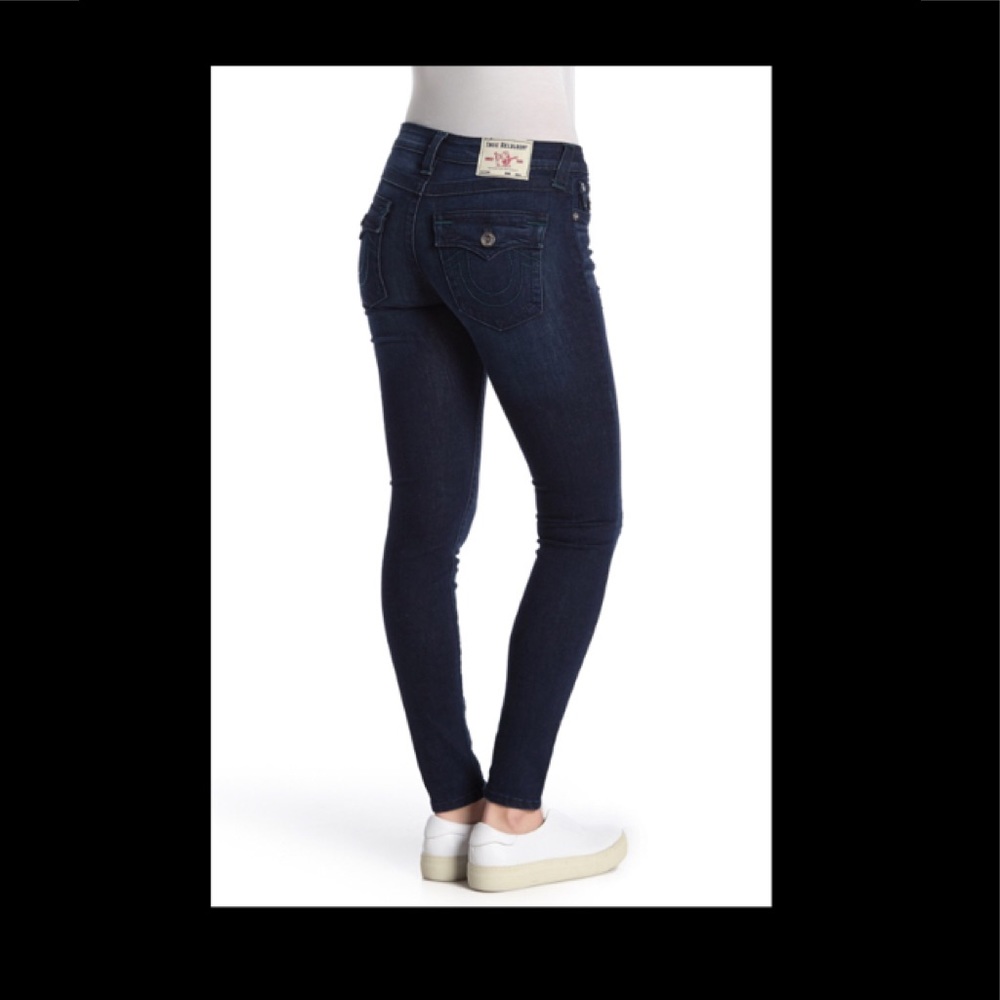 True Religion Halle Super Skinny Flap pocket jeans